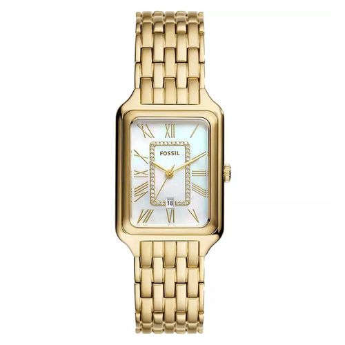 Đồng Hồ Nữ Fossil Raquel Three-Hand Date Gold-Tone Watch ES5304 Màu Vàng