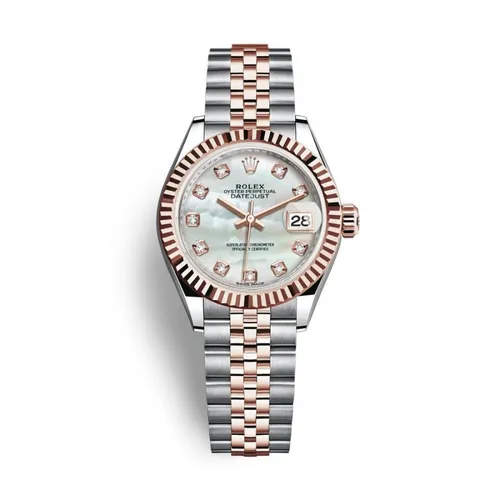 Đồng Hồ Nữ Rolex Lady-Datejust MOP 28mm 279171-0013 Màu Bạc/Vàng Hồng - Đồng hồ - Vua Hàng Hiệu