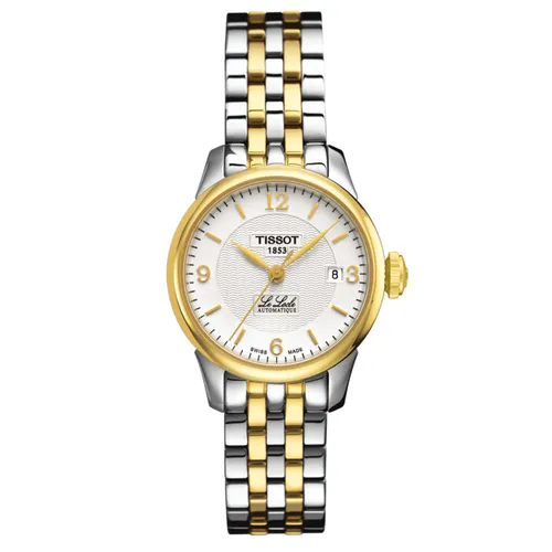 Đồng hồ Nữ Vàng - Bạc - Đồng Hồ Nữ Tissot Automatic Le Locle T41218334 Màu Vàng Bạc - Vua Hàng Hiệu