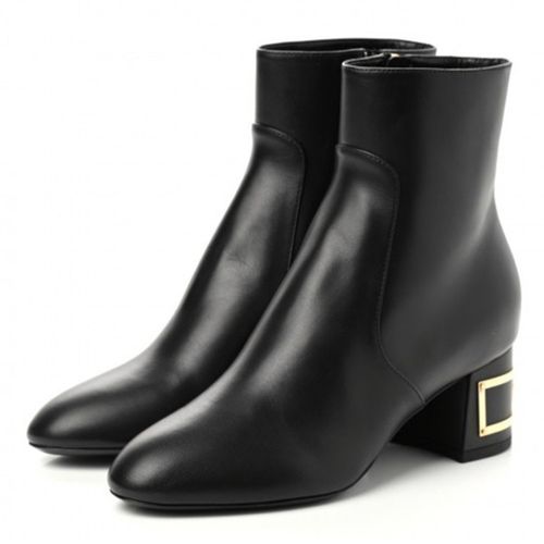 Giày Boot Nữ Louis Vuitton LV Bliss Ankle Màu Đen Size 35.5
