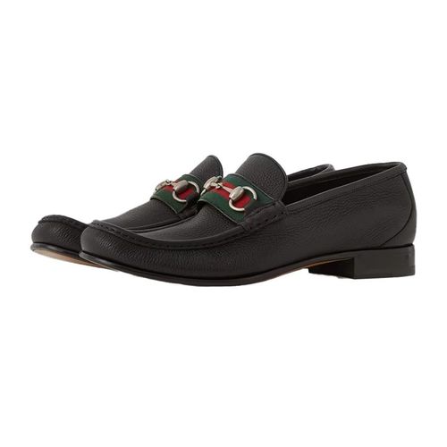 Giày Lười Nam Gucci Horsebit Loafer Black 673819-1WQ10-106 Màu Đen Size 41