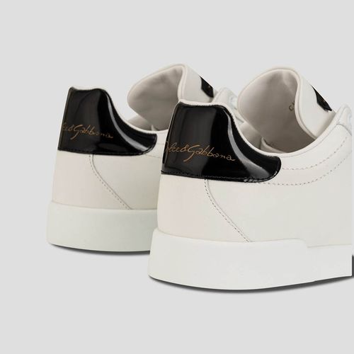 Giày Sneaker Nam Dolce & Gabbana D&G Black & White With Logo CK1563 B7105 89697 Màu Đen Trắng Size 41-3