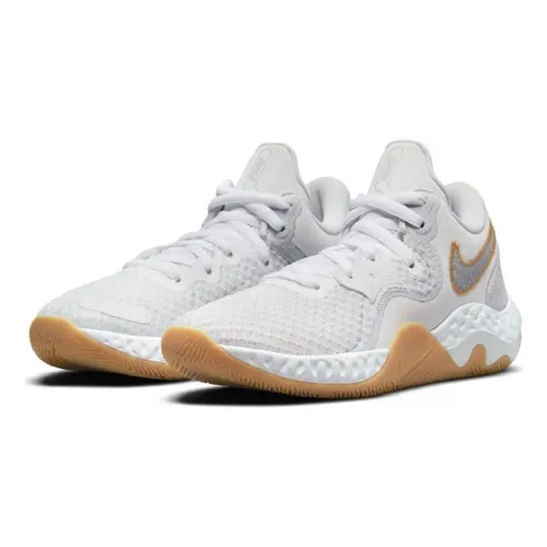 Giày Bóng Rổ Nike Renew Elevate 2 Summit White Gum CW3406-100 Màu Trắng Xám