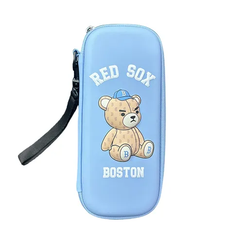Hộp Đựng Bút MLB Gấu Teddy Màu Xanh