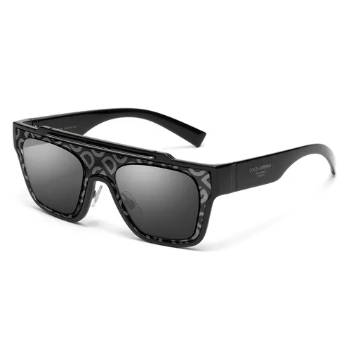 Kính Mát Nam Dolce & Gabbana D&G DG6125 501/6G Màu Đen Họa Tiết – Dolce & Gabbana