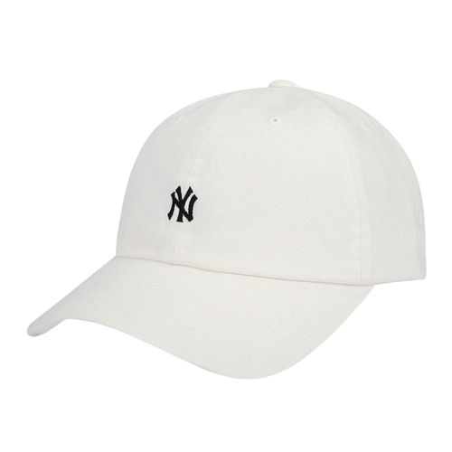 Mũ MLB Nano Logo Unstructure Ball Cap New York Yankees 32CPNA111-50I Màu Trắng