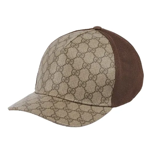 Mũ Nam Gucci GG Supreme Baseball Hat 763332 4HA4U 9764 Màu Nâu Size M