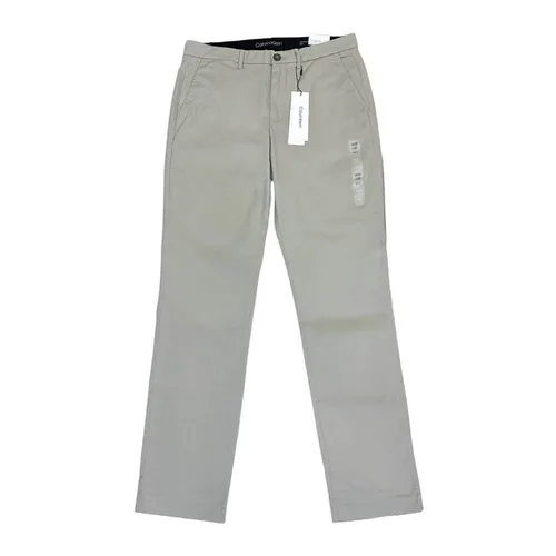 Calvin Klein - Quần Dài Nam Calvin Klein CK Slim Fit 40VP650 Màu Be Xám Size 32 - Vua Hàng Hiệu
