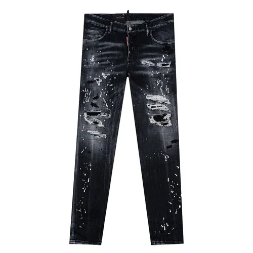 Quần Jean Nam Dsquared2 Black Diamond Wash Super Twinky Fit S74LB1388S30503900 Màu Đen