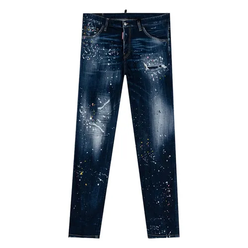 DSquared2 Xanh đậm - Quần Jean Nam Dsquared2 Dark Blue Spotted Wash Cool Guy Fit S74LB1341S30342470 Màu Xanh Đậm - Vua Hàng Hiệu