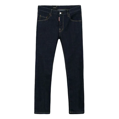 DSquared2 Xanh đậm - Quần Jean Nam Dsquared2 Dark Rince Wash Skater Fit S74LB1198 S30664 470 Màu Xanh Đậm Size 46 - Vua Hàng Hiệu