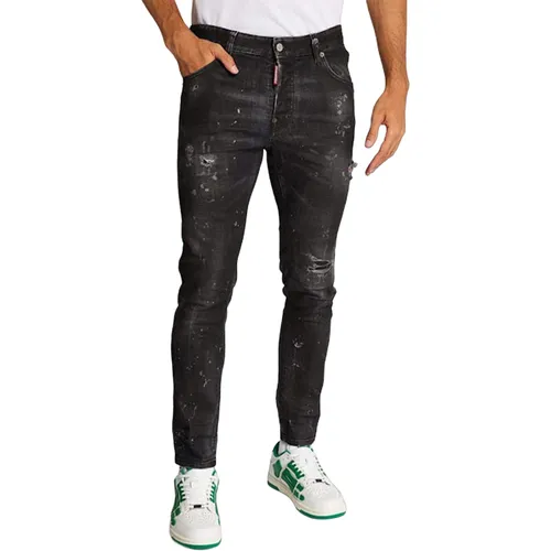 Quần Jean Nam Dsquared2 Skater S71LB1090 Màu Đen Size 44