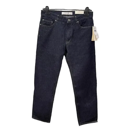 Quần Jean Nam Lacoste Men's Regular Fit Stretch Màu Xanh Đậm Size 32 - Thời trang - Vua Hàng Hiệu