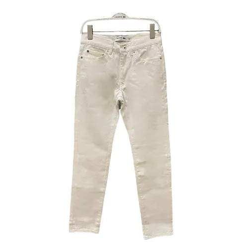 Quần Jean Nam Lacoste Men's Slim Fit Stretch Màu Trắng Size 30 - Thời trang - Vua Hàng Hiệu