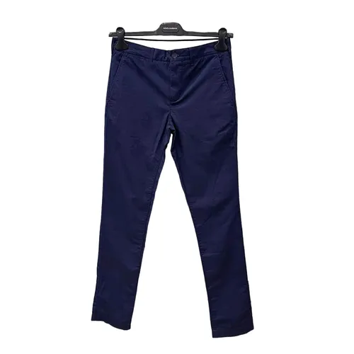 Thời trang Lacoste Quần kaki - Quần Kaki Nam Lacoste Men's Slim Fit Màu Xanh Navy Size 30 - Vua Hàng Hiệu