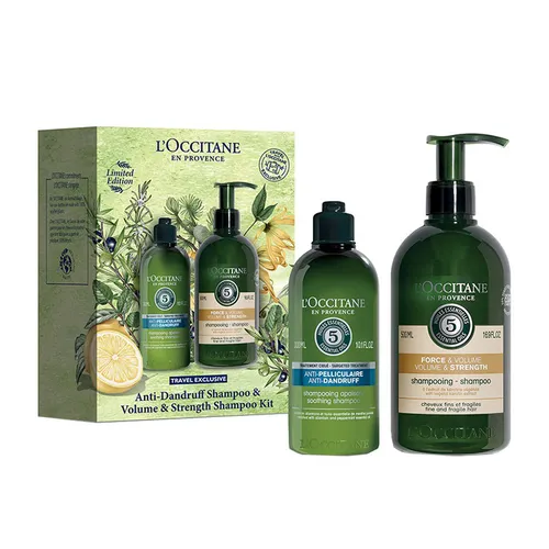 Chăm sóc tóc L'Occitane - Set Dầu Gội L'Occitane Anti-Dandruff Shampoo (500ml + 300ml) 2 Món - Vua Hàng Hiệu