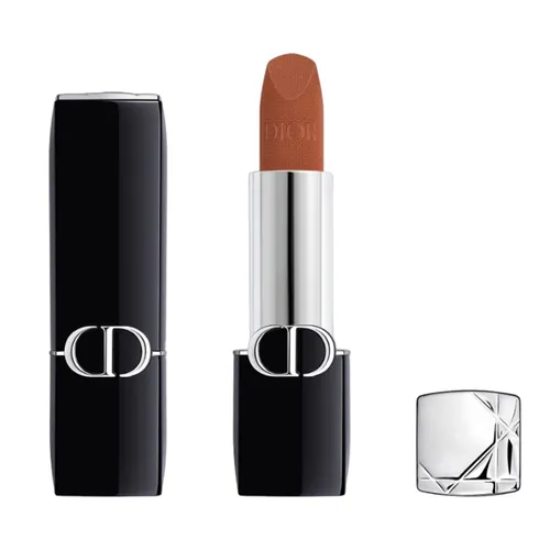 Son Môi - Son Dior Rouge Couture Colour Lipstick Floral Lip Care Long Wear Velvet 737 Mystère Màu Đỏ Nâu - Vua Hàng Hiệu