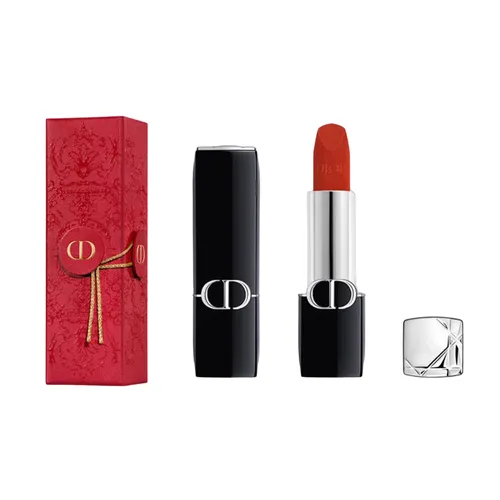 Son Môi Dior Đỏ cam - Son Dior Rouge Dior Lunar New Year Limited Edition 777 Fahenheit Màu Đỏ Cam - Vua Hàng Hiệu