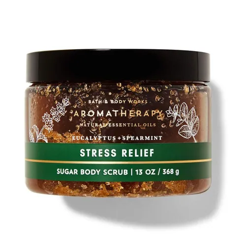 Mỹ phẩm - Tẩy Tế Bào Chết Bath & Body Works Aromatherapy Stress Relief Shea Sugar Body Scrub 368g - Vua Hàng Hiệu