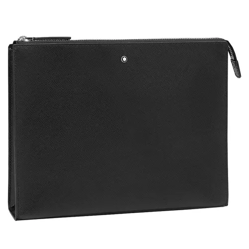 Túi Cầm Tay Nam Montblanc MB 126054 Sartorial Basic Clutch Bag Màu Đen
