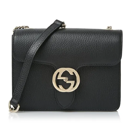Túi Đeo Chéo Nữ Gucci GG Marmont Shoulder Bags 510304 CAO0G 1000 Màu Đen