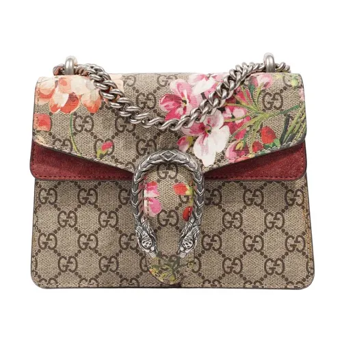 Túi Đeo Chéo Nữ Gucci Women’s Dionysus Mini Màu Be Đỏ