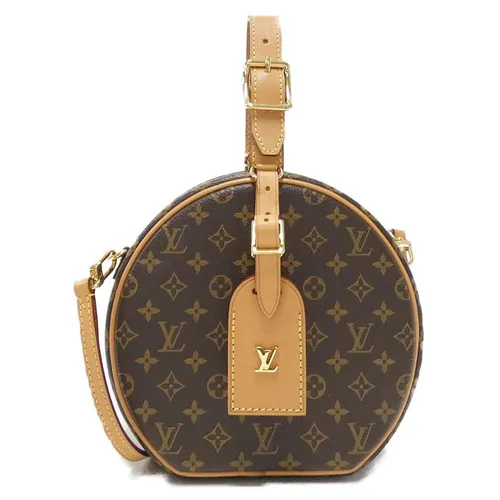 Túi Đeo Chéo Nữ Louis Vuitton LV Petite Boite Chapeau Bag M43514 Màu Nâu Đen
