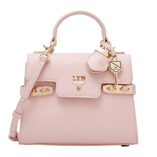 Túi Đeo Chéo Nữ Lyn Re-Edit Ray Fineness Flap S Crossbody Bags LL24CBS190 Màu Hồng