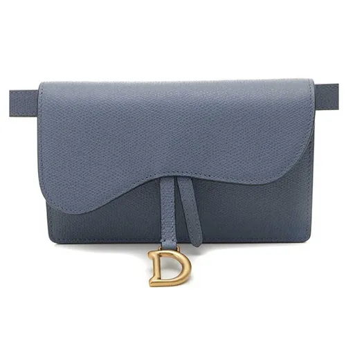 Dior Túi đeo vai - Túi Đeo Vai Nữ Dior Pouch Saddle Belt Pouch Blue S5619CWVG Màu Xanh - Vua Hàng Hiệu
