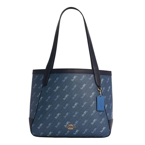 Túi Tote Nữ Coach Horse And Carriage Tote Bag 4061 Màu Xanh Denim