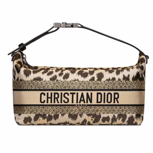 Túi Xách Nữ Dior Pouch Leopard Hoppy Màu Họa Tiết Da Báo - Túi xách - Vua Hàng Hiệu