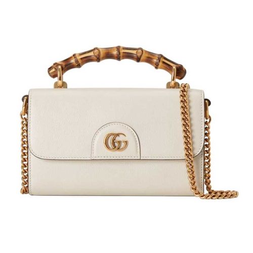 Túi Xách Nữ Gucci Diana Mini Shoulder Bag 675795 White Màu Trắng