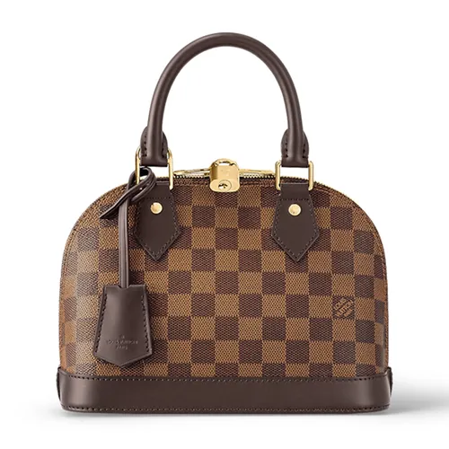 Túi xách - Túi Xách Nữ Louis Vuitton LV Alma BB Damier Ebene N41221 Màu Nâu Đen - Vua Hàng Hiệu