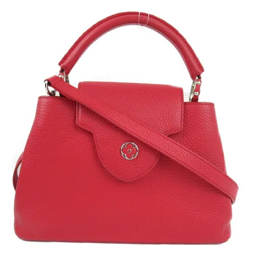 Túi Xách Nữ Louis Vuitton LV Capucines BB Taurillon Leather M94754 Màu Đỏ