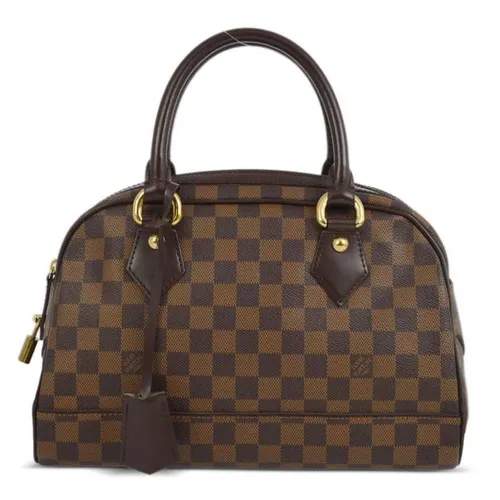 Túi Xách Nữ Louis Vuitton LV Pre-Owned N60008 Màu Nâu Đen