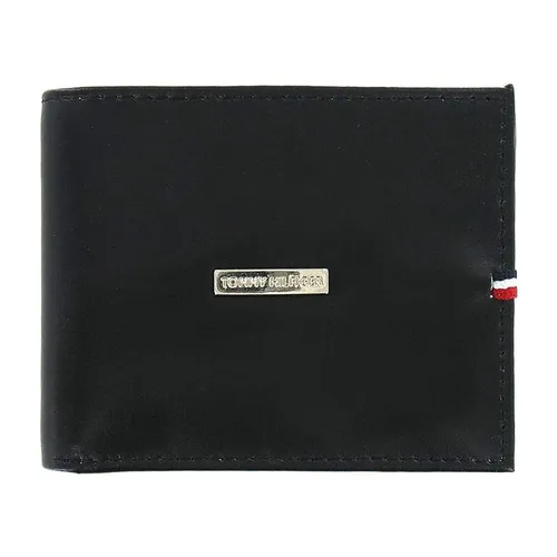 Túi xách Tommy Hilfiger Ví - Ví Nam Tommy Hilfiger Men's Leather Credit Card Wallet Billfold Black 31HP220040 Màu Đen - Vua Hàng Hiệu