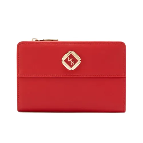 Ví Nữ Lyn Jemma Semi Short Wallets LL23WWF024 Màu Đỏ