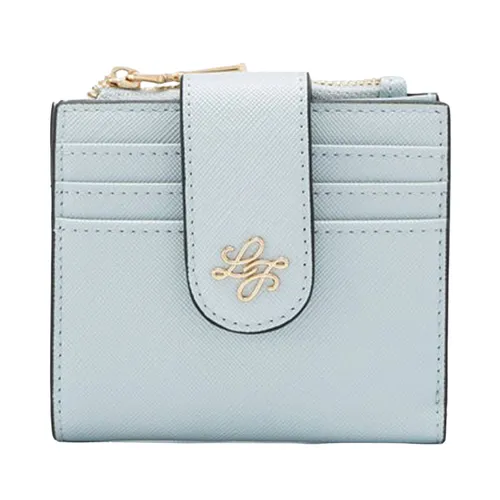Túi xách - Ví Nữ Lyn Tove Short Wallets LL24CWF030 Màu Xanh Blue - Vua Hàng Hiệu