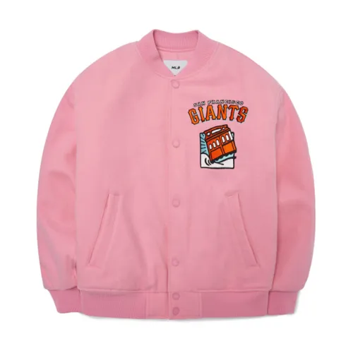 Áo Khoác MLB City Baseball Varsity Jumpers San Francisco Giants 3AJPC0124-14PKS Màu Hồng Size S