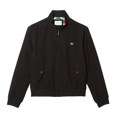 Áo Khoác Nam Lacoste Men's Showerproof Taffeta Harrington Jacket BH6242-10 Màu Đen Size 48