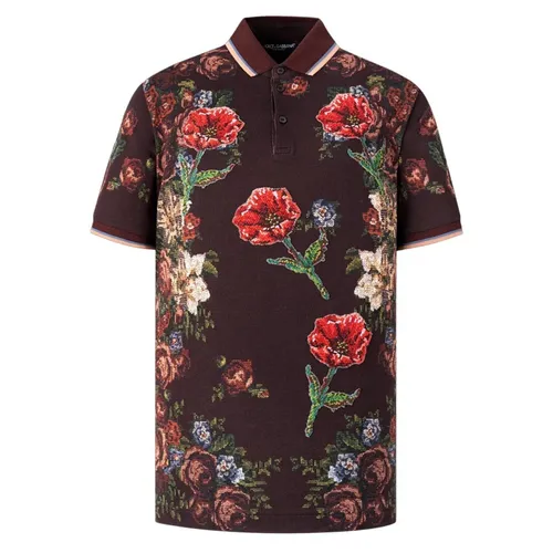 Áo Polo Nam Dolce & Gabbana D&G With Logo Embroidered G8GI2Z Phối Màu Size 44 - Thời trang - Vua Hàng Hiệu