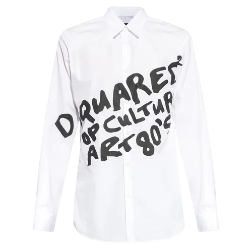 Áo Sơ Mi Nam Dsquared2 White Printed Shirt S74DM0820 S36275 100 Màu Trắng Size 42 - Thời trang - Vua Hàng Hiệu