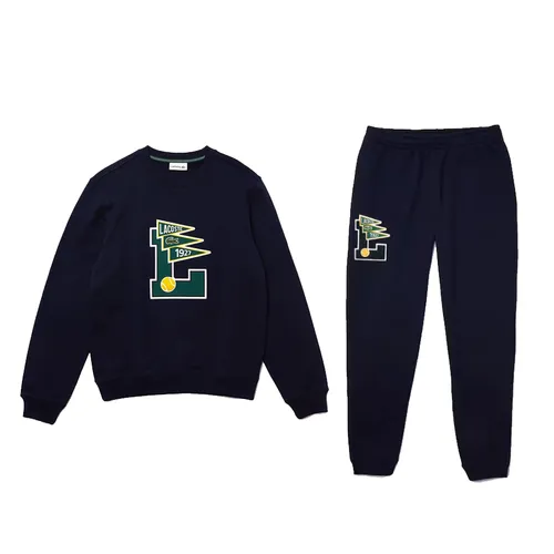 Bộ Quần Áo Nỉ Nam Lacoste Men’s Fleece L Badge Màu Xanh Navy - Thời trang - Vua Hàng Hiệu