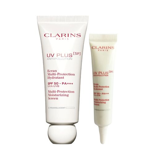 Combo Kem Chống Nắng Clarins UV Plus [5P] Multi-Protection Hydratant SPF 50/PA+++ 2 Món (50ml + 10ml)