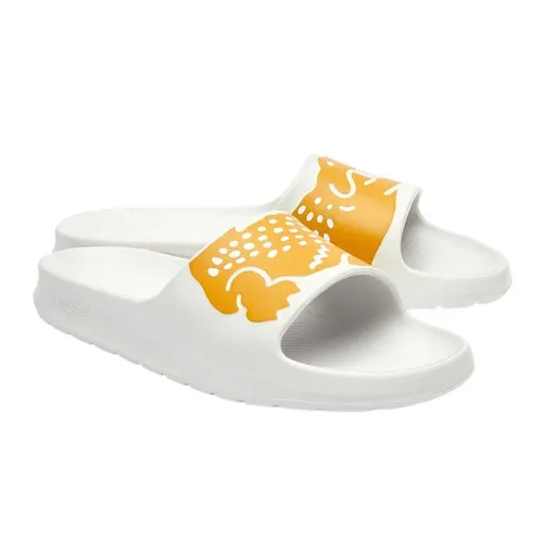 Dép Lacoste Ricky Regal Crocoslide 2 Màu Trắng Size 39.5