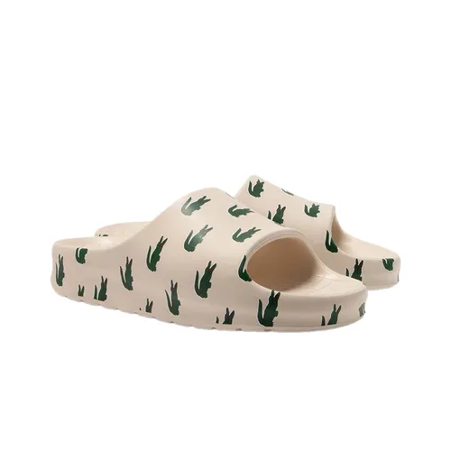 Dép Lacoste Serve Slide 2.0 46CMA0043 Màu Trắng Kem