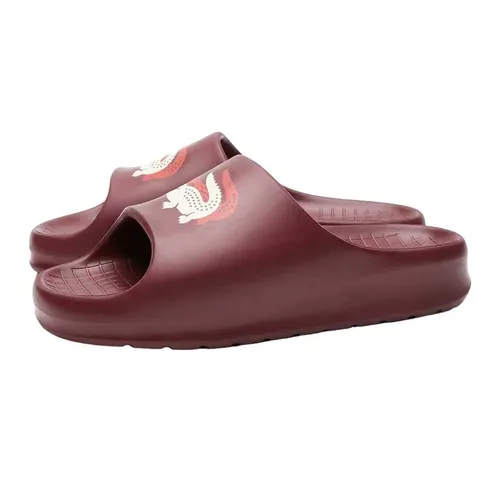 Dép - Dép Lacoste Serve Slide 2.0 123 Evo Synthetic Slides 0100-LAC45CMA00053C9007 Màu Đỏ Mận Size 43 - Vua Hàng Hiệu