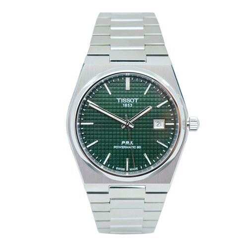 Đồng Hồ Nam Tissot PRX Powermatic 80 Automatic Green Dial Men's Watch T137.407.11.091.00 Màu Xanh Green