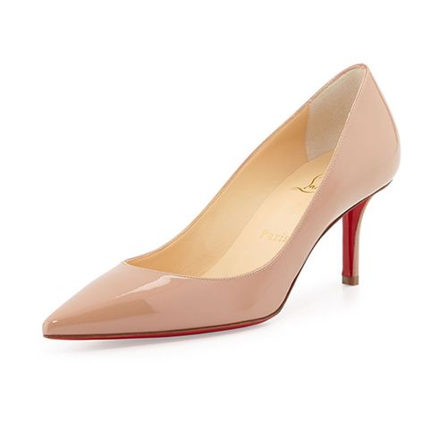 Giày Cao Gót Nữ Christian Louboutin Apostrophy Pointed Red Sole Pump Màu Hồng Size 37