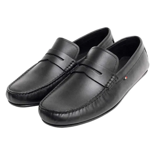 Giày Lười Nam Tommy Hilfiger Men's Black Loafers Màu Đen Size 41